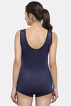 Cukoo Slip-On Swimdress With Removable Pads - Blue — thumbnail 3