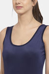 Cukoo Slip-On Swimdress With Removable Pads - Blue — thumbnail 5