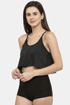 Cukoo Slip-On Swim Set With Removable Pads - Black — thumbnail 2