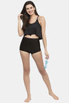 Cukoo Slip-On Swim Set With Removable Pads - Black — thumbnail 4