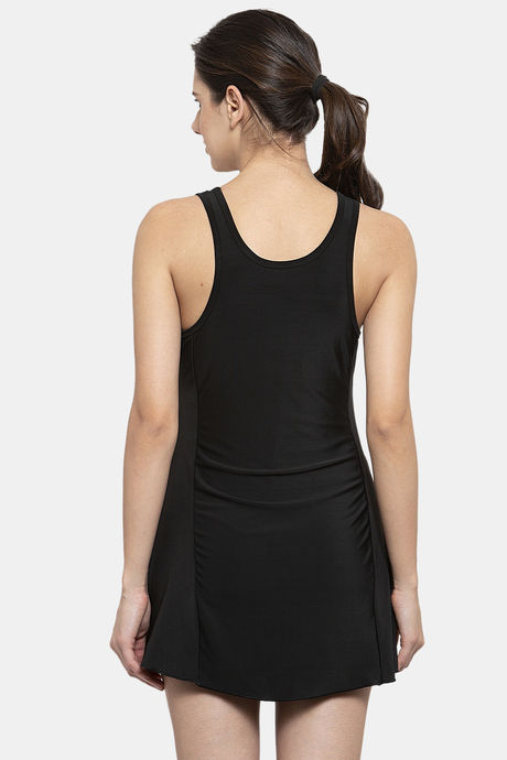 Cukoo Slip-On Swimdress With Removable Pads - Black — image 3