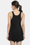Cukoo Slip-On Swimdress With Removable Pads - Black — thumbnail 3