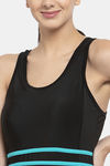 Cukoo Slip-On Swimdress With Removable Pads - Black — thumbnail 5