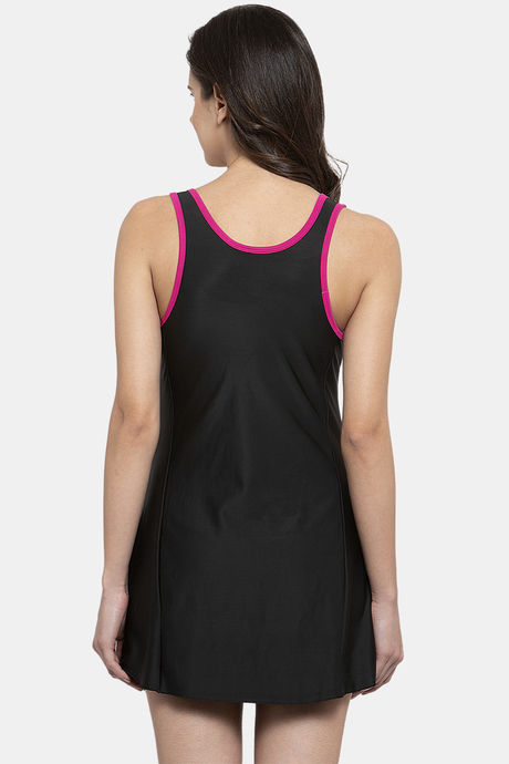 Cukoo Slip-On Swimdress With Removable Pads - Black — image 3