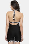 Cukoo Slip-On Swimdress With Removable Pads - Black — thumbnail 3