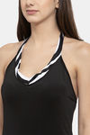 Cukoo Slip-On Swimdress With Removable Pads - Black — thumbnail 5