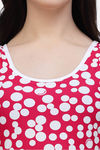 CUKOO Padded Printed Swimdress - Pink — thumbnail 4