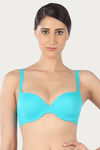 Triumph Padded Wired 3/4th Coverage T-Shirt Bra - Blue — thumbnail 1