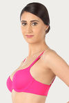 Triumph Padded Wired 3/4th Coverage T-Shirt Bra - Pink — thumbnail 2