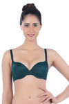 Triumph Padded Wired Medium Coverage T-Shirt Bra - Green — thumbnail 1