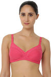 Triumph Double Layered Non Wired 3/4th Coverage T-Shirt Bra - Pink — thumbnail 4