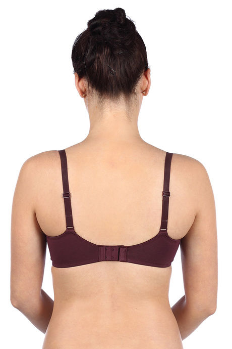 

Triumph Lace Embellished Laminated Cup Wirefree Bra Wine, Purples