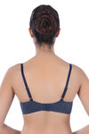 Triumph Padded Non Wired Medium Coverage T-Shirt Bra - Blue — thumbnail 2