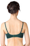 Triumph Double Layered Wired 3/4Th Coverage Minimiser Bra - Royal Green — thumbnail 3