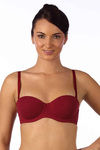 Triumph Padded Wired Medium Coverage T-Shirt Bra - Red — thumbnail 1
