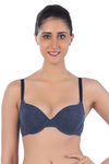 Triumph Padded Wired Medium Coverage T-Shirt Bra - Blue — thumbnail 4