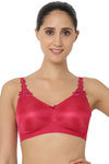 Triumph Double Layered Non Wired Full Coverage Minimiser Bra - Pink — thumbnail 4