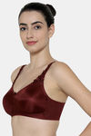 Triumph Double Layered Non Wired Full Coverage Minimiser Bra - Secret Lagoon — thumbnail 3