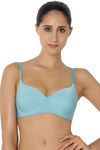 Triumph Padded Non Wired Full Coverage T-Shirt Bra - Blue — thumbnail 4