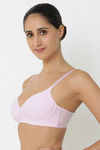 Triumph Padded Non Wired Full Coverage T-Shirt Bra - Baby Pink — thumbnail 2