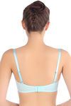 Triumph Padded Non Wired Medium Coverage T-Shirt Bra - Blue — thumbnail 3