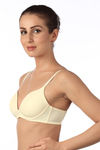 Triumph Padded Non Wired Medium Coverage T-Shirt Bra - Yellow — thumbnail 2