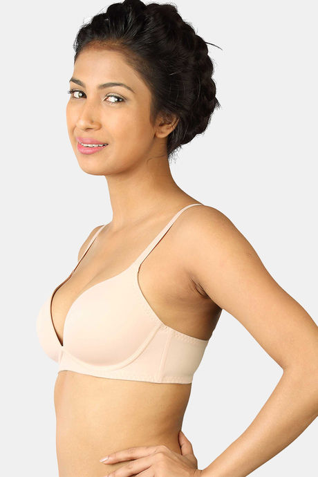 

Triumph Lightly Padded T Shirt Bra Beige, Skins