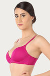 Triumph Padded Non Wired Medium Coverage T-Shirt Bra - Pink — thumbnail 2