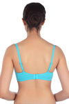 Triumph Padded Non Wired Medium Coverage T-Shirt Bra - Blue — thumbnail 3
