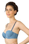 Triumph Padded Wired Medium Coverage T-Shirt Bra - Blue — thumbnail 2