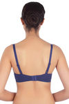 Triumph Padded Wired Medium Coverage T-Shirt Bra - Blue — thumbnail 3