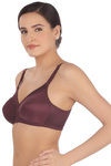 Triumph Single Layered Non Wired Full Coverage Minimiser Bra - Purple — thumbnail 2