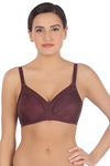 Triumph Single Layered Non Wired Full Coverage Minimiser Bra - Purple — thumbnail 4