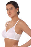Triumph Single Layered Non Wired Full Coverage Minimiser Bra - White — thumbnail 2