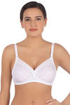 Triumph Single Layered Non Wired Full Coverage Minimiser Bra - White — thumbnail 4