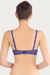 Triumph Padded Non Wired Medium Coverage T-Shirt Bra - Blue — thumbnail 3