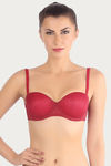 Triumph Padded Wired Medium Coverage Strapless Bra - Red — thumbnail 4