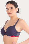 Triumph Padded Wired 3/4th Coverage T-Shirt Bra - Blue — thumbnail 2
