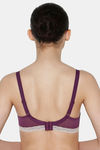 Triumph Padded Wired Medium Coverage Super Support Bra - Violet — thumbnail 2