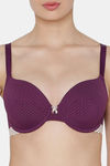 Triumph Padded Wired Medium Coverage Super Support Bra - Violet — thumbnail 4