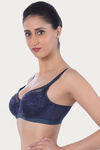 Triumph Padded Wired 3/4th Coverage Super Support Bra - Blue — thumbnail 2