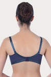 Triumph Padded Wired 3/4th Coverage Super Support Bra - Blue — thumbnail 3