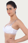 Triumph Padded Wired 3/4th Coverage Super Support Bra - White — thumbnail 2