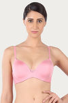 Triumph Padded Non Wired 3/4th Coverage T-Shirt Bra - Pink — thumbnail 1