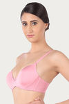 Triumph Padded Non Wired 3/4th Coverage T-Shirt Bra - Pink — thumbnail 2