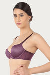 Triumph Padded Wired Medium Coverage T-Shirt Bra - Purple — thumbnail 2