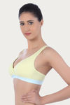 Triumph Padded Non Wired Medium Coverage T-Shirt Bra - Yellow — thumbnail 2