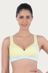 Triumph Padded Non Wired Medium Coverage T-Shirt Bra - Yellow — thumbnail 4