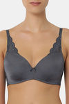 Triumph Padded Non Wired Full Coverage T-Shirt Bra - Grey — thumbnail 4