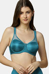 Triumph Double Layered Wired Full Coverage Minimiser Bra - Blue — thumbnail 1